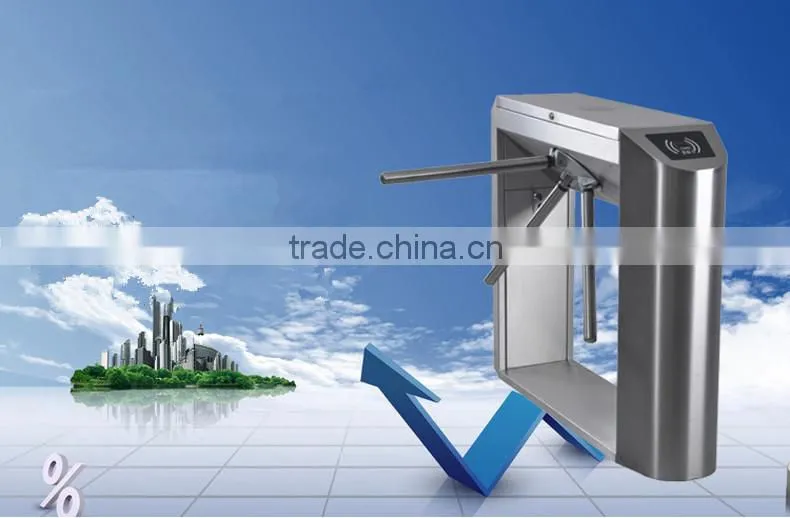 two directional widely used inclined tripod barrier for sale without side and base board