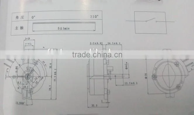 Washing Machine Timer For 5min Dewaterring Spare Parts For Washing Machine