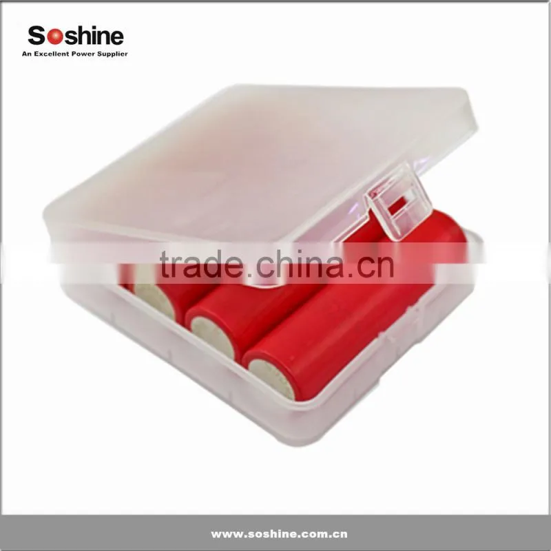 Genuine SANYO 18650 3.7V 2600mAh Rechargeable Battery - Red