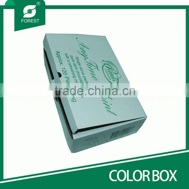 FOOD GRADE DIE CUT COLOR PAPER BOXES CHOCOLATES PACKAGING CARTONS WITH CUSTOM PRINTED