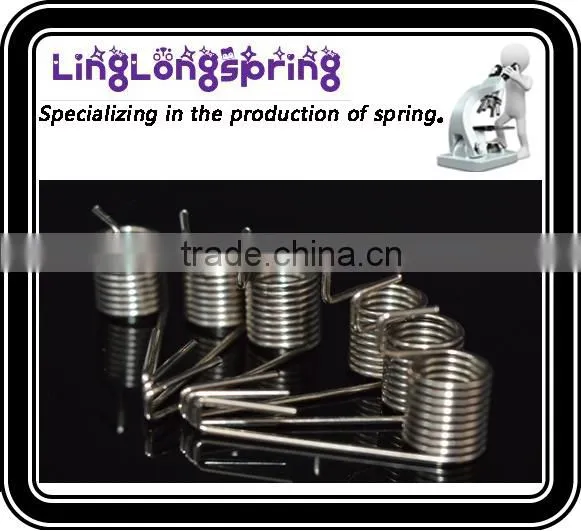inside of the spring clamp torsion spring