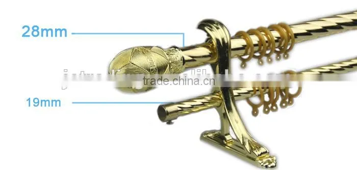 Modern Style Aluminium Alloy Curtain Rod for Home Decoration