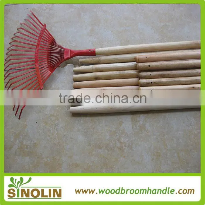 wood garden tools handle for rake, fork and hoe