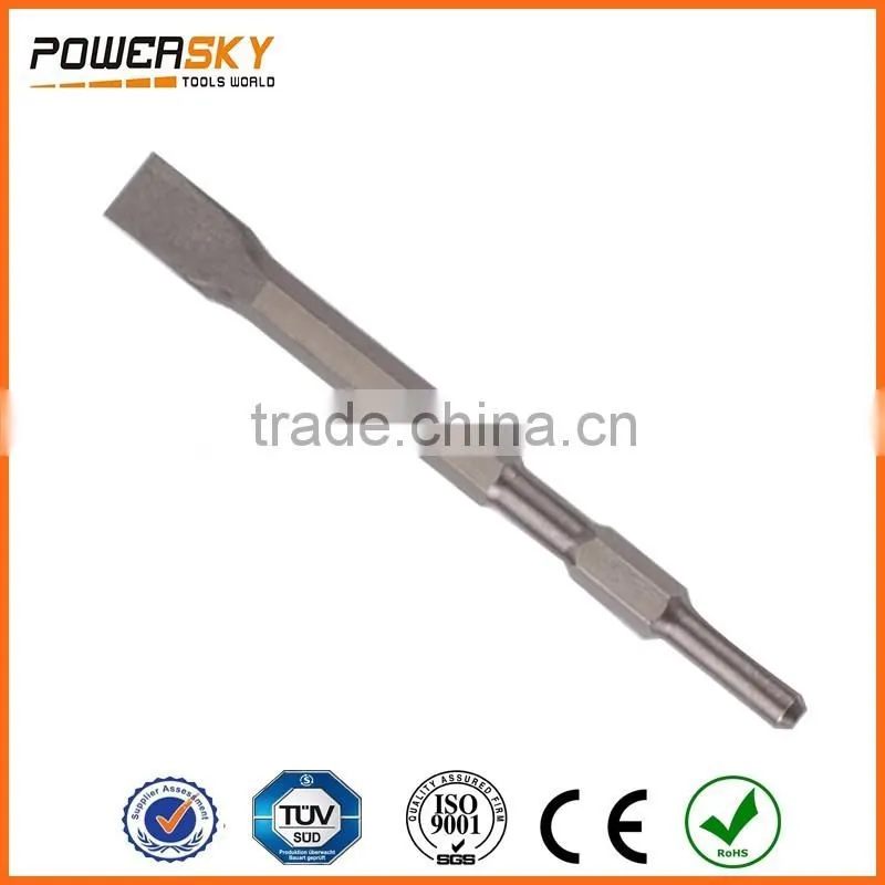 Hex shank small flat chisel / Flat Hex