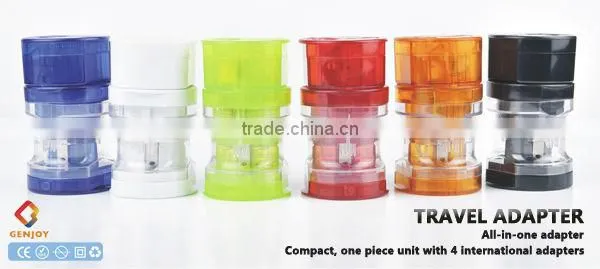 Exclusive outlet size universal universal travel adaptor usb charger with ce rohs fcc electrical switch socket