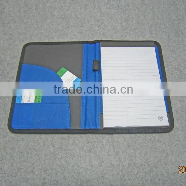 A5 Leather conference fIle folder