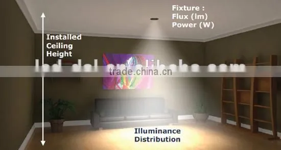 SMD25W Downlight 50000hrs High 25w Power 8 Inch 25w Recessed LED Down Light