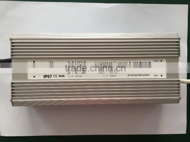 300w 3000ma waterproof ip67 constant current led driver with CE and RoHs approved