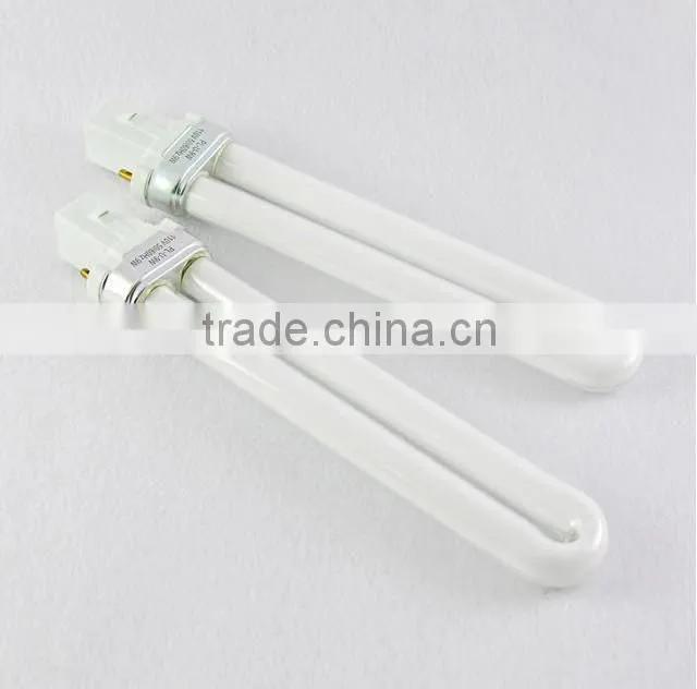 4pcs white color replaceable 9W UV bulbs for uv nail lamp