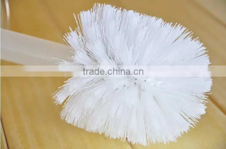 Durable plastic cleaning toilet brush