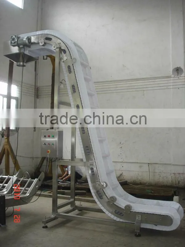Swan neck conveyor