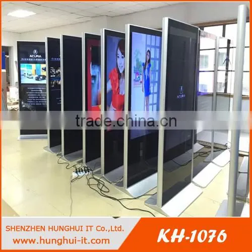 Digital Signage Kiosk / 55'' 1080P Full HD Indoor Digital Signage Display / Android Advertising Led Display
