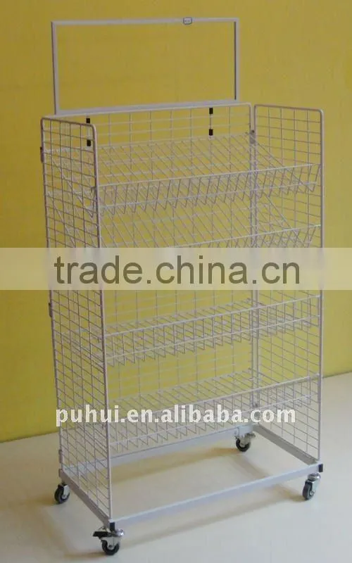 mobile stackable storage basket