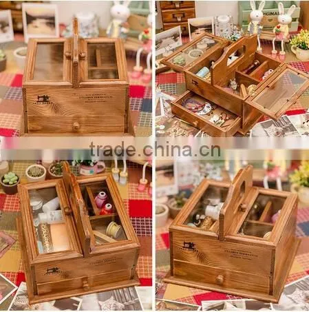 Boshang Home Wooden Jewelry Storage Box