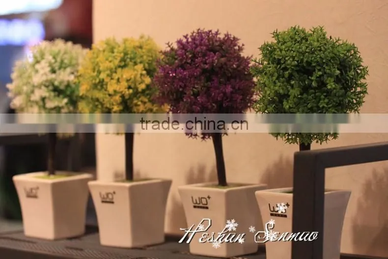 high simulation table centerpieces artificial potted mini bonsai tree