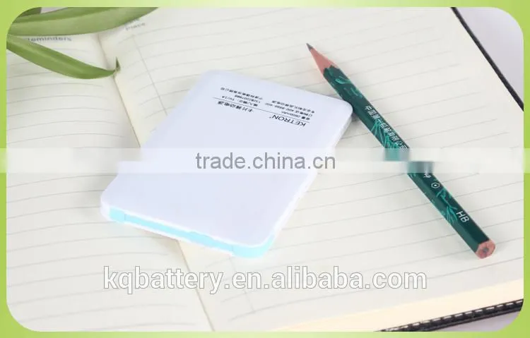 Custom Logo Ultra Thin Credit Card Power Bank