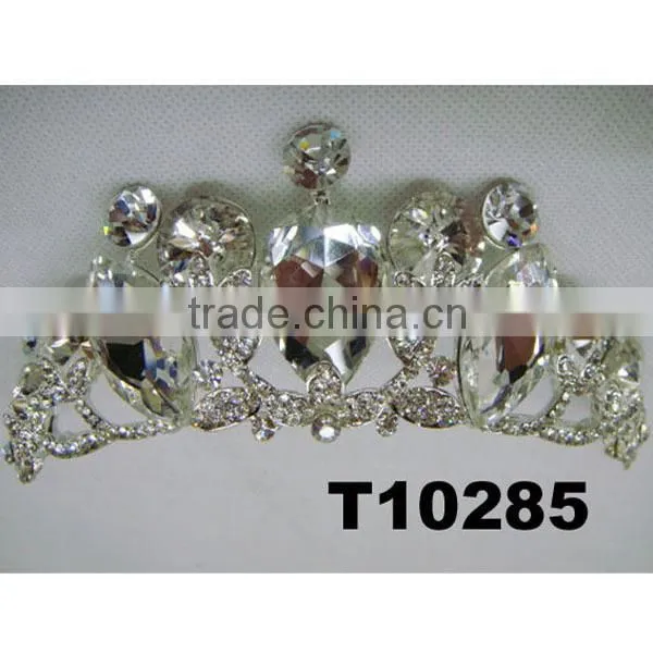 bridal rhinestone tiara wedding hair bridal crown