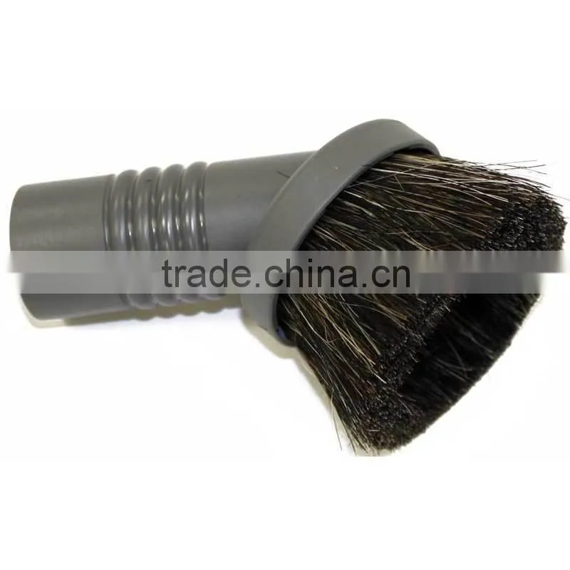 Dusting brush for vacuum cleaner parts