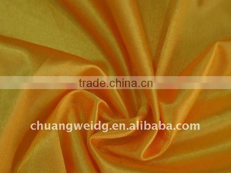 Polished polyester fabric for dance costumes