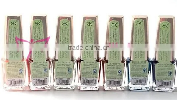 2015 New BK organic Metallic nail polish with 32 colors