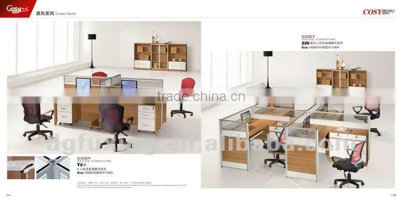 High quality glass cubicle partition T2 with modern design
