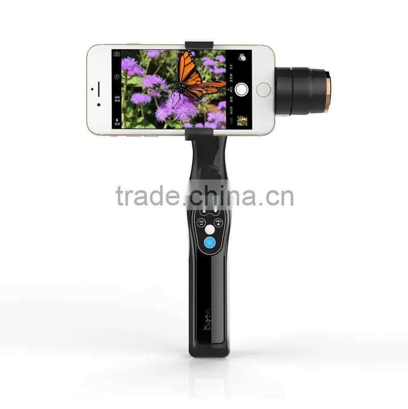 Multi-function 2 Axis Handheld Steady Gimbal PTZ Camera Mount for all Smart Phones within 5" Screen