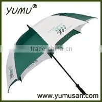 Manual Open 2 Layer Golf Umbrella for Promotion
