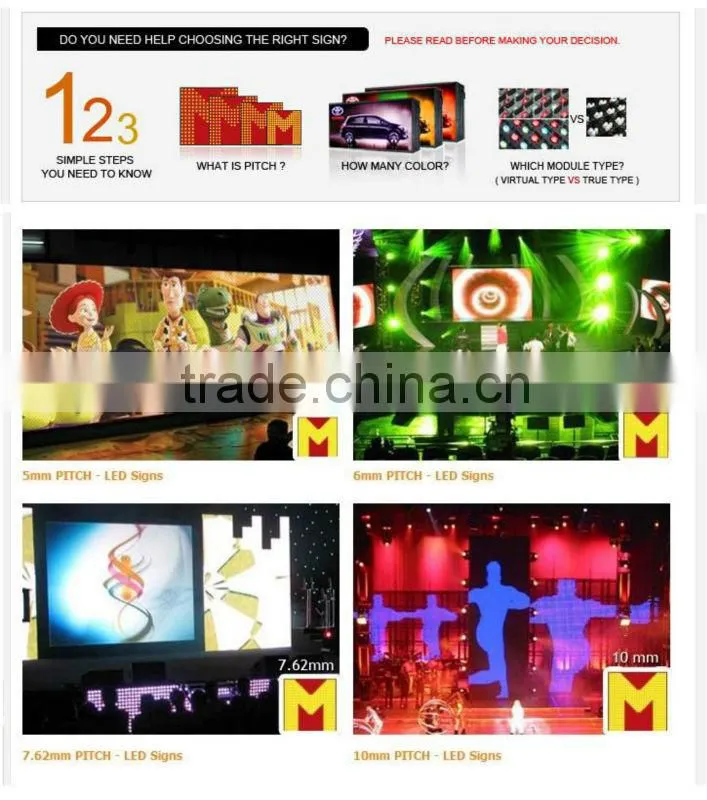 P6 Stage Background Hanging Indoor super slim LED display