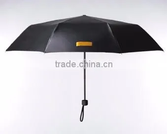 100% UV High standard mini Anti SPF 100 3 Folds Manual Logo Printing Umbrellas