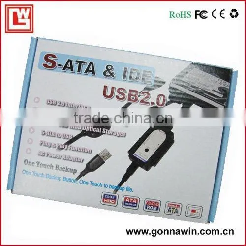 USB TO SATA ADAPTER/USB TO IDE SATA Adapter(with cable and power adapter)