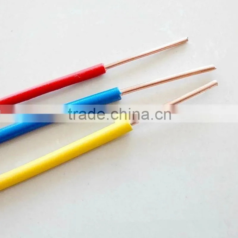 PVC Insulated Copper Conductor House Wire electrical wire wholesale