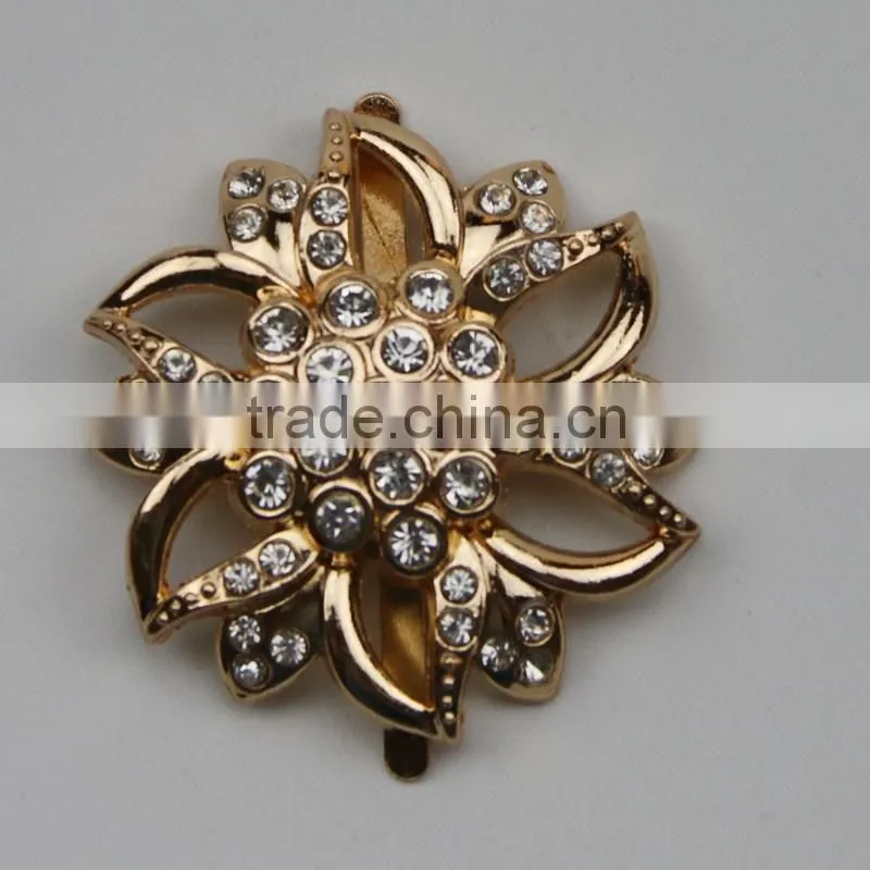 Stylish metal shoe buckle shoe parts accessories