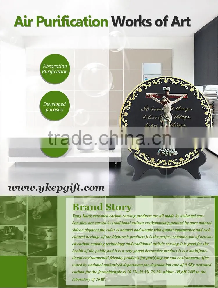 home decor the cross activated carbon handmade Eco-friendly tabletop decoration souvenir craft