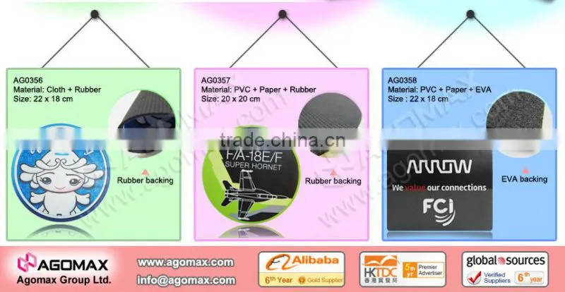 Private label welcome novelty gift custom computer mousepad