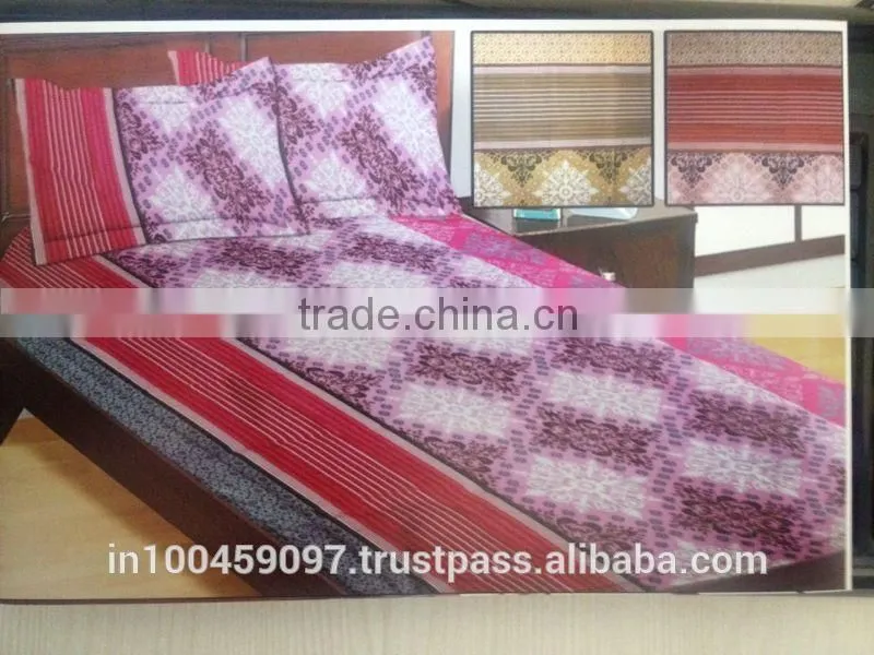 Cotton Printed Bed Sheets