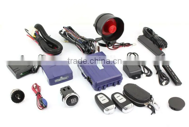 Keyless Entry System Auto Keyless Remote Car Alarm Siren for Mitsubishi Lancer Smart Start Stop Push Button