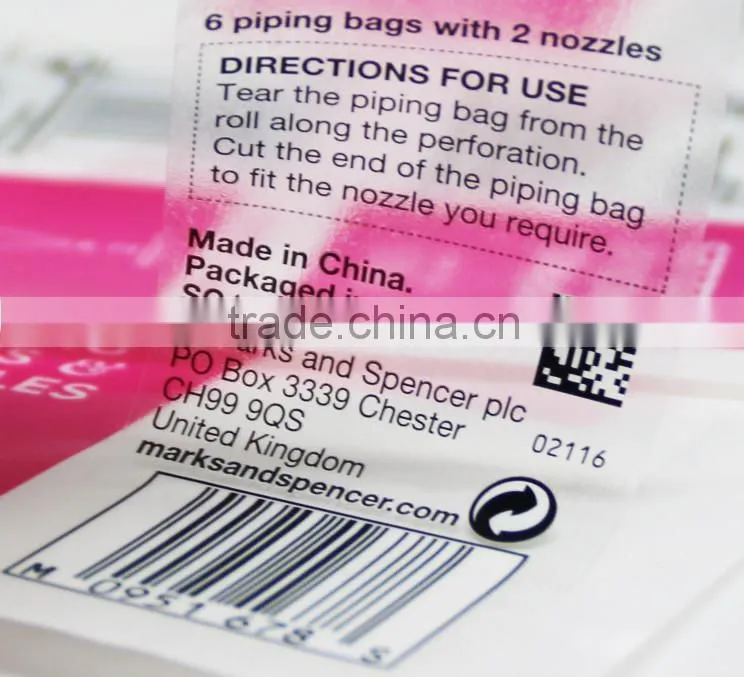 2016 Hot Selling Waterproof Transparent Sticker