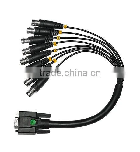 high quality gold plated 3rca to vga cable