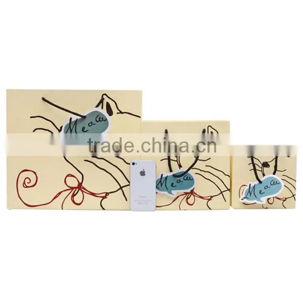 Cat And Rat Meaw Meaw Kraft Paper Bag