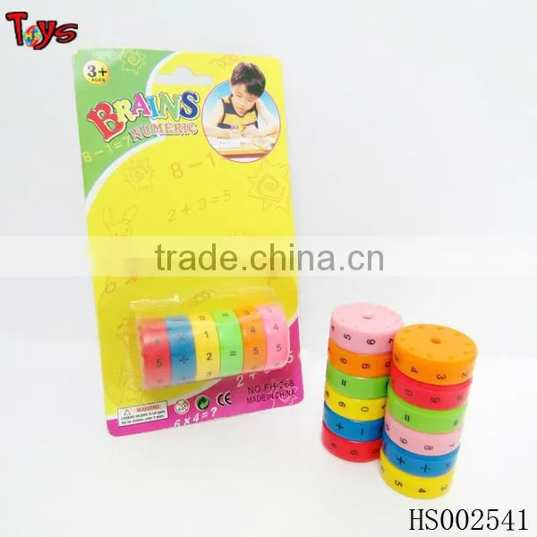 2015 Best quality 6pcs in 1 plastic magnetic toy promotional item