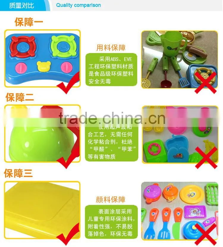 environmental customized mini kids kitchen set toy