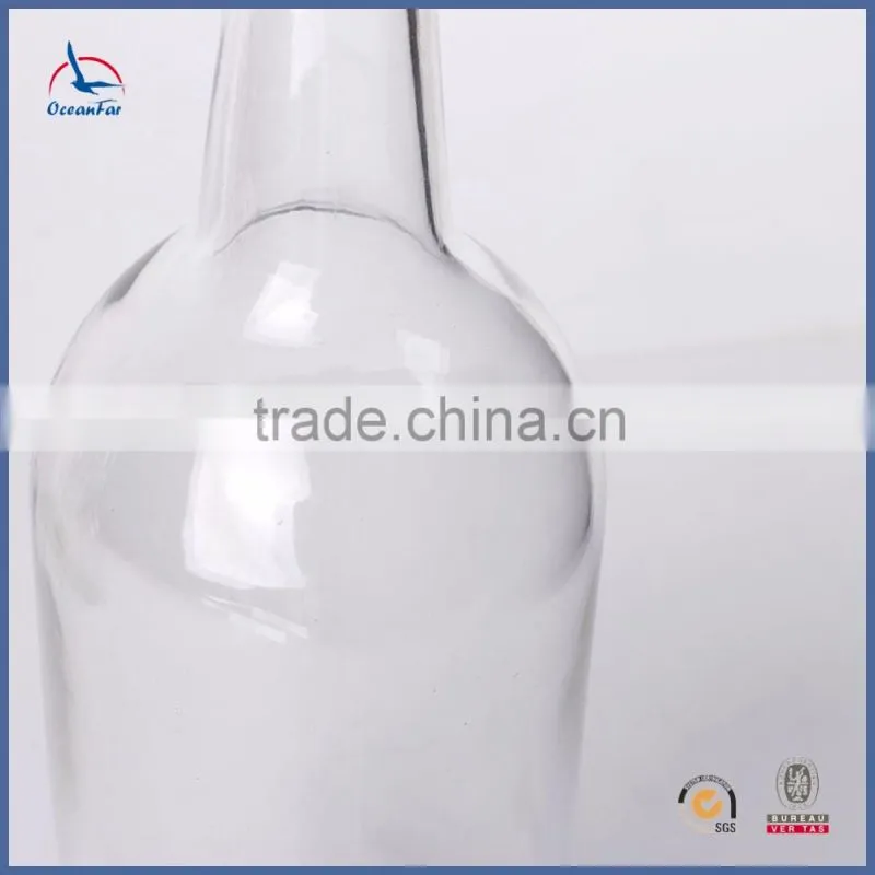 High Quality Set 3 Glass Beverage Bottles Wholesale Clear Glass Water Bottle