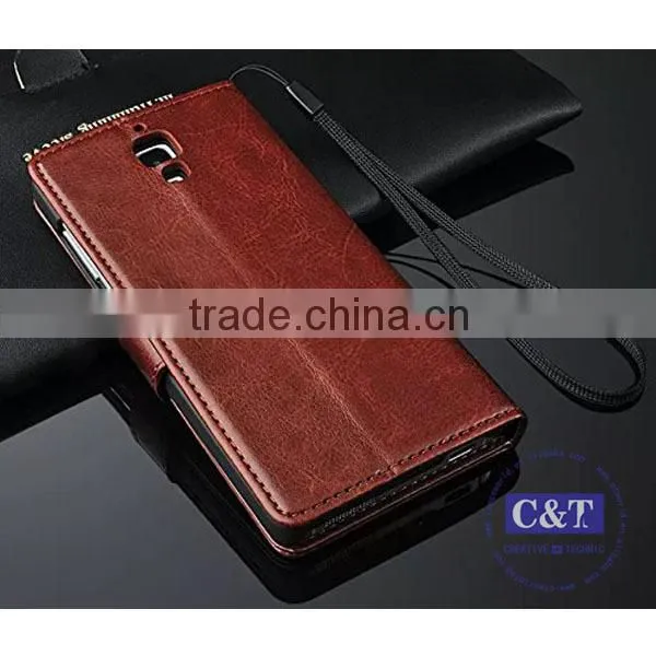 C&T Fashion Cellphone flip leather for xiaomi mi4