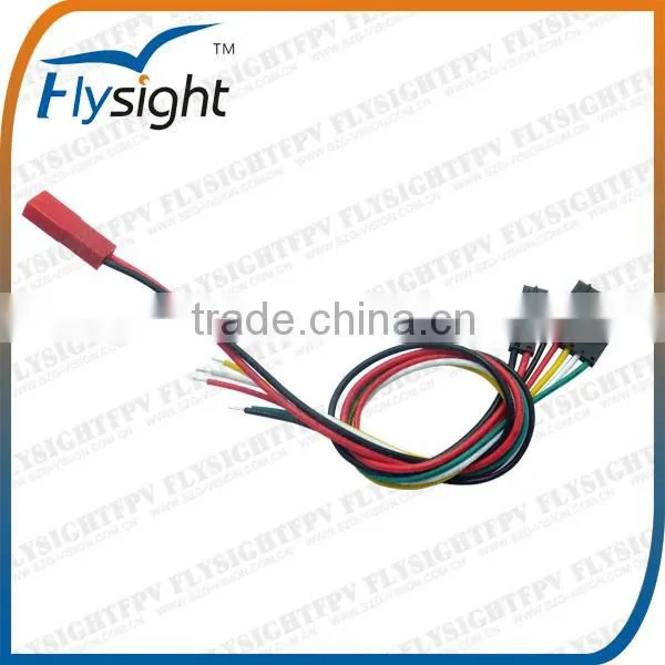 RC Adult Hobby Parts With 180 Degree Connector Gopro2 USB Video Cable