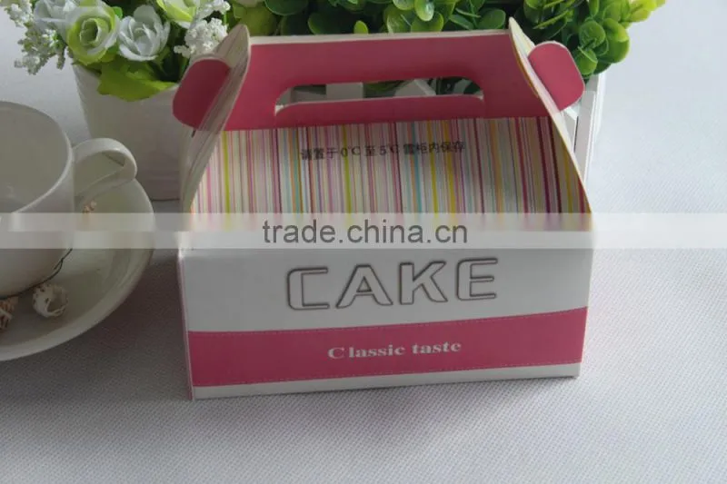 Custom kraft paper cake box small packaging box food paper box in Guangzhou