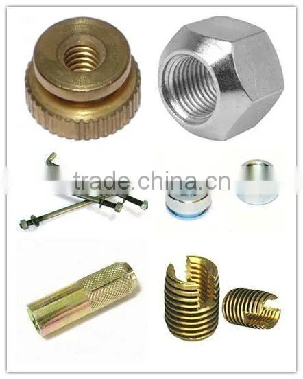 precision CNC parts steel nut bolt