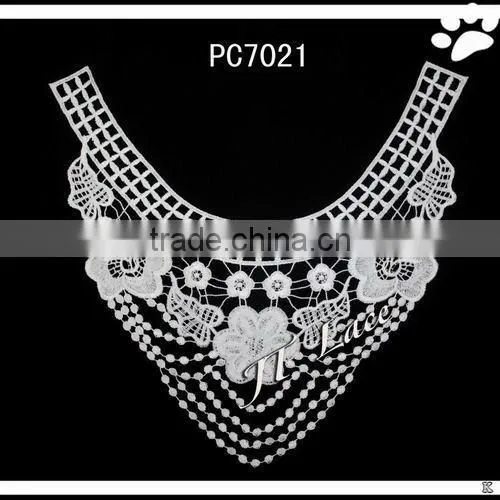 polyester pair collar lace for clothes(PC7023)