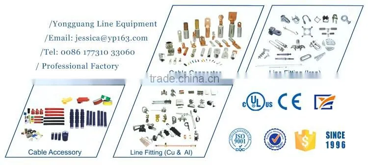 Electric Power Line Fitting Anchor Bracket / Pole Line Bracket with Screw