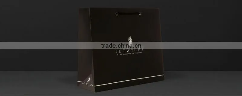 Small size black printed velvet drawstring bags