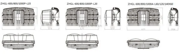 Factor Price 5 Years Warranty High Lumen power 600W 800W 1000W HIGH MAST LED Flood Lighting WITH TUV, CE, ISO9001